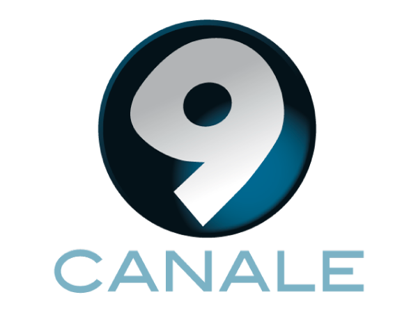 Logo Canale 9 emittente televisiva cliente MF Soluzioni Digitali